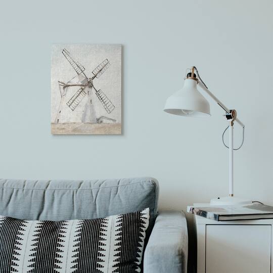 Stupell Industries Windmill Farm Landscape Wall Accent